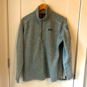 Patagonia quarter zip with side arm zipper size XL